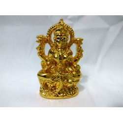GOLD COATED LAXMI DEVI IDOL FOR POOJA STORES 