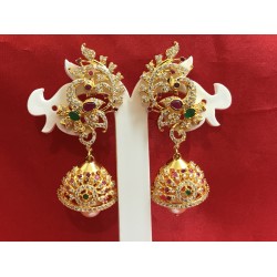 UNIQUE PEACOCK DESIGN JHUMKHAS 