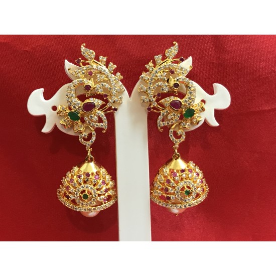 UNIQUE PEACOCK DESIGN JHUMKHAS 