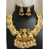 Goddes Lakshmi Gold Coated Neckset with Lorials