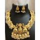 Goddes Lakshmi Gold Coated Neckset with Lorials