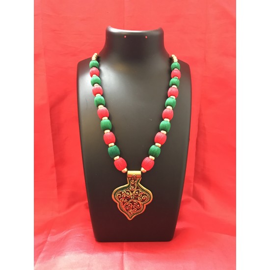  silk thread jewellery necklace 