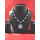 PURPLE  colour silk thread jewellery set