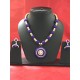 PURPLE  colour silk thread jewellery set