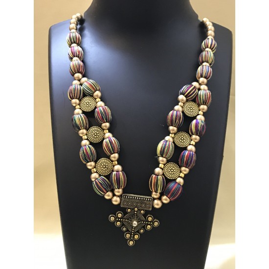MULTI COLOUR  DOUBLE LANE   SILK THREAD JEWELLERY 