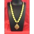 GOLD PLATED GANESH LOCKET   SILK THREAD JEWELLERY 