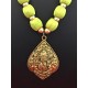 GOLD PLATED GANESH LOCKET   SILK THREAD JEWELLERY 