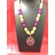 GOLD and PURPLE  SILK THREAD JEWELLERY 