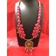 DOUBLE LANE PINK  SILK THREAD JEWELLERY 
