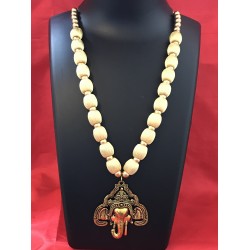 GREAT LOOKING  GANESH LOCKET   SILK THREAD JEWELLERY 