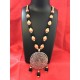  PEACH AND BLACK COMBO  SILK THREAD JEWELLERY 