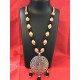  PEACH AND BLACK COMBO  SILK THREAD JEWELLERY 