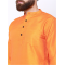Mustard Solid Straight Kurta