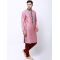 Pink Woven Design Straight Kurta