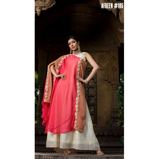HEAVY EMBROIDERED UNQUE DESIGNER FLOOR LENGTH KURTHI