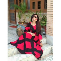 BEAUTIFUL RAYON FULL LENGTH KURTHI