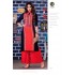 WOMEN NAVY BLUE AND RED COMBO KURTI PALAZZOS SET
