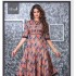  PURE RAYON PRINTED UREB GHERA LONG GOWN STYLE KURTI