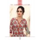 Beautiful Flower Printed Kurthi with Embroidered Plazzos