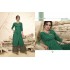 Green Colour  Printed Kurthi with Embroidered Plazzos