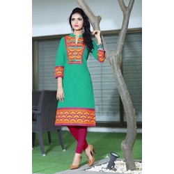 Blue Colour Georgette Readymade Kurti