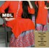 Red Colour Plain Kurthi with Embroidered Plazzos