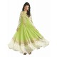 Light Green Colour Pure Georgette Embroidery Ankle Length 3 Piece Anarkali Suit for Weddings and Party Wear