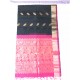BLACK AND PICK  COMBO SILK COTTON (SICO) SAREE 