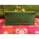 GREEN   COLOUR PARTY COLLECTIONS CLUTCH PURSE 