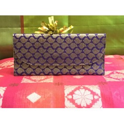 PURPLE COLOUR PARTY COLLECTIONS CLUTCH PURSE 