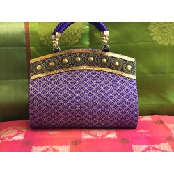 PURPLE COLOUR CLUTCH PURSE FOR PARTY 